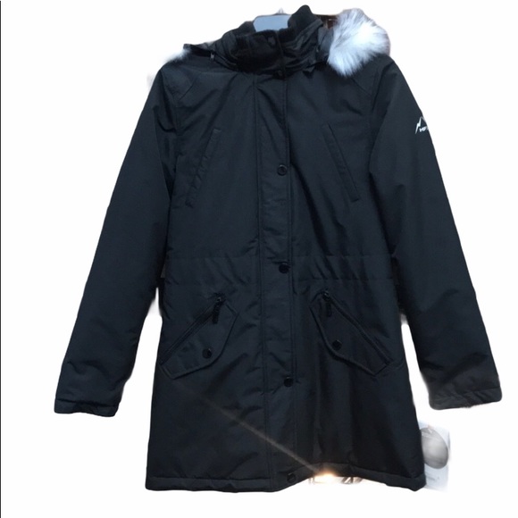 NWT,HFX women’s Hooded Parka Jacket,grey XS - Picture 2 of 16